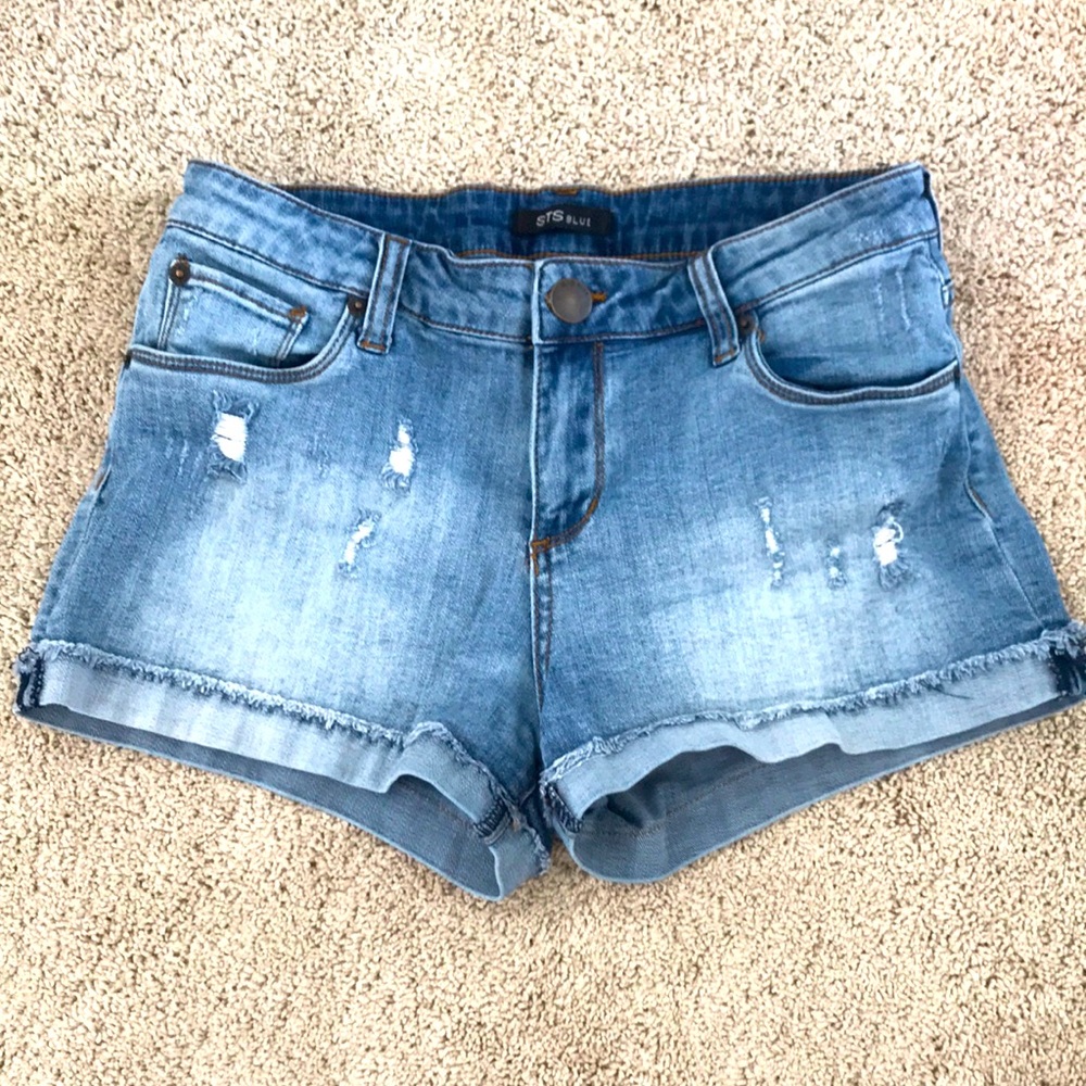 Denim shorts